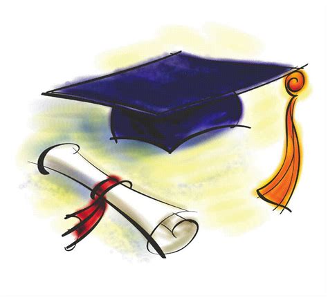 Graduation Cap And Diploma Clip Art