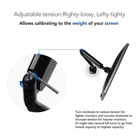 FlexiSpot F7 Premium Single Monitor Desk Mount Arm - Ergonomic Gas Spr ...
