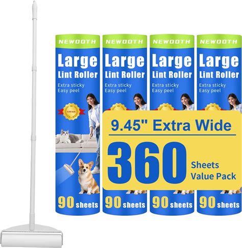 Amazon.com: Large Lint Rollers for Floor Carpet, Sticky Floor Roller ...