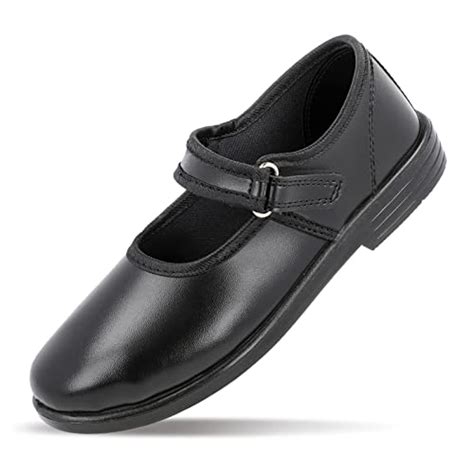 Buy Walkaroo Girls Black School Shoe | 2 UK (WV552) at Amazon.in