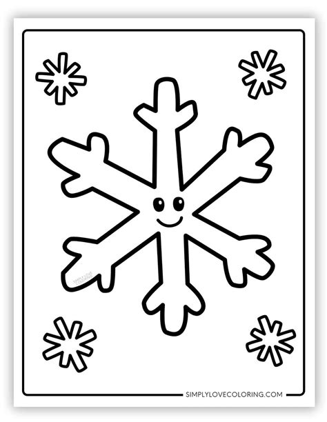Snowflake Coloring Pages (Free PDF Printables) - Simply Love Coloring