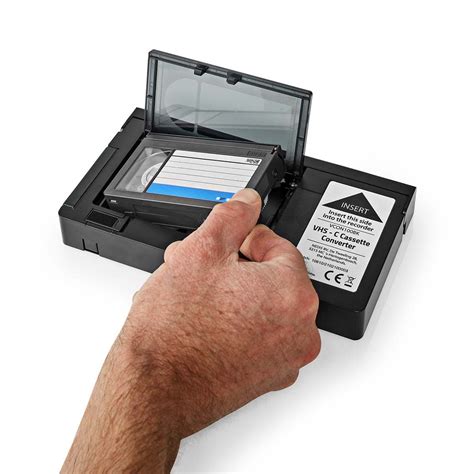 Nedis VHS-C to VHS Cassette Converter, Plug & play, Black: Buy Online ...