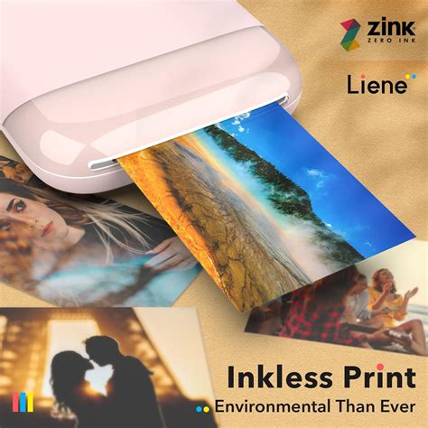 Buy Zink Photo Paper 2x3″ , Liene Premium Photo Printer Paper (50 ...