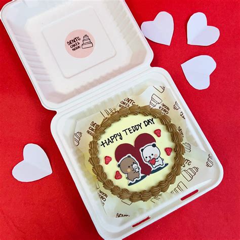 Teddy Day Theme Bento Cake – Bento Cakes Noida