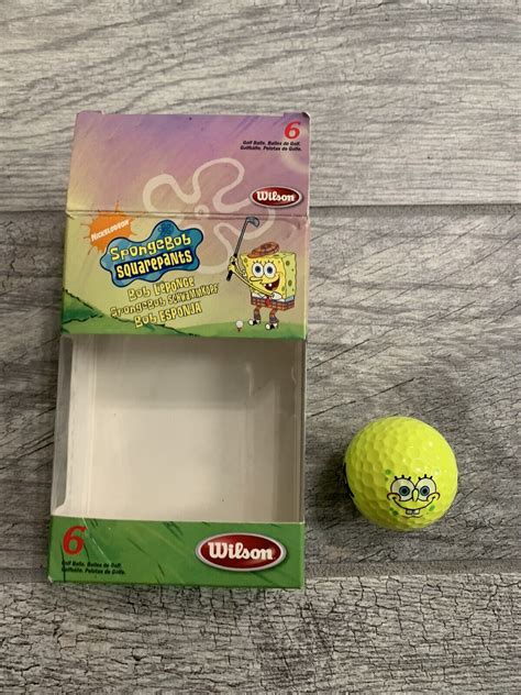 Wilson SpongeBob Squarepants Golf Ball One Only Nickelodeon Yellow ...