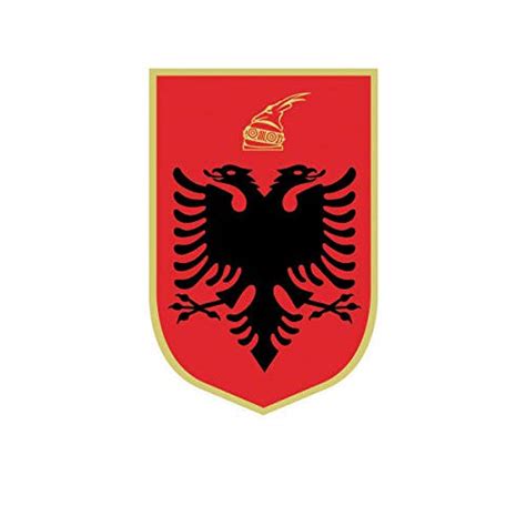 Buy EW Designs Albanian Coat of Arms Sticker Decal Vinyl Albania Flag ...