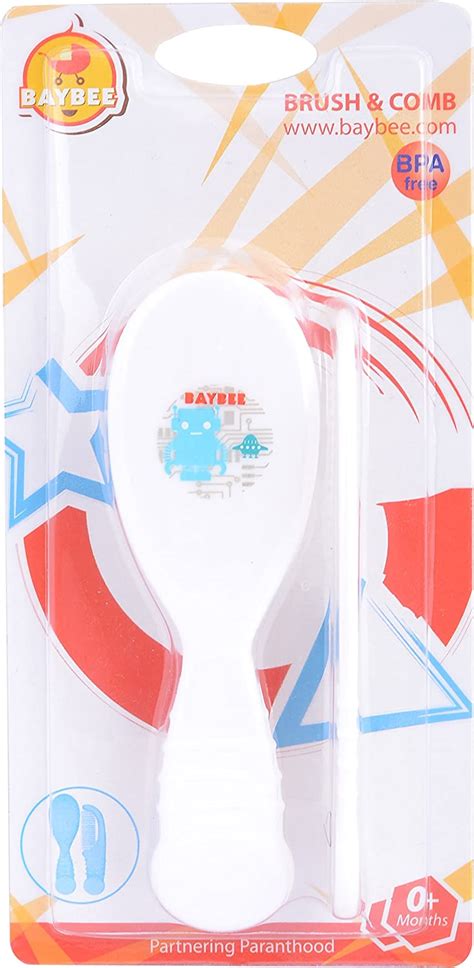 Buy Baybee Baby Brush & Comb (White) Online at Low Prices in India ...