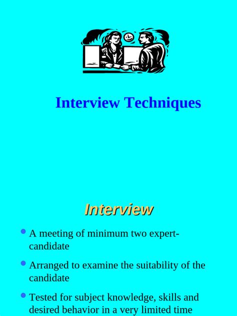 Image result for Interview Techniques