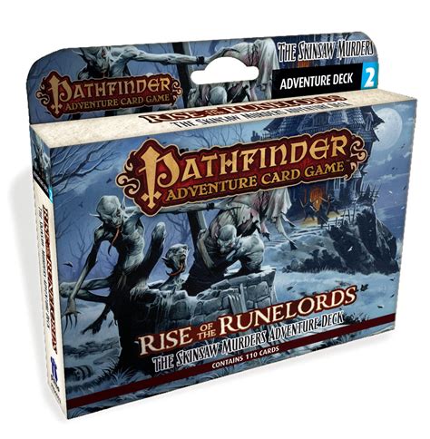 Buy Paizo Rise of The Runelords The Skinsaw Murders Adventure Deck ...