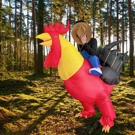 Buy ERSTUME Inflatable Rooster Costume Fancy Dress Inflatable Costumes ...