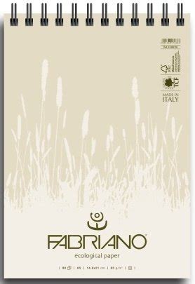 Fabriano Ecological Paper Spiral Notebook A5 Graph, 85 GSM, 180 Pages ...