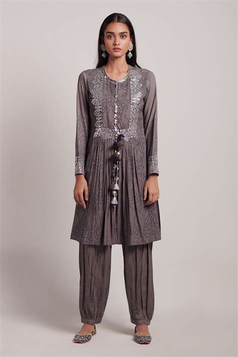 Rang Amaizi Front Gather Suit Set- RTS – Inej.in