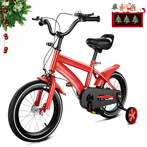 Buy WSIKGHUChildren's Bicycle 14 Inch Kids Bike Beginner Bike with ...