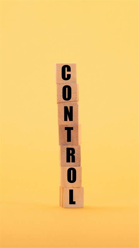 Download wallpaper 938x1668 control, word, cubes, yellow iphone 8/7/6s ...