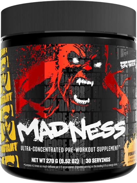 Amazon.com: Mutant Madness | Pre Workout Powder Supplement Performance ...