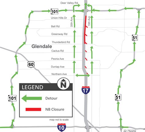 UPDATE: I-17 lane and ramp closures planned for Sept. 16 - 19