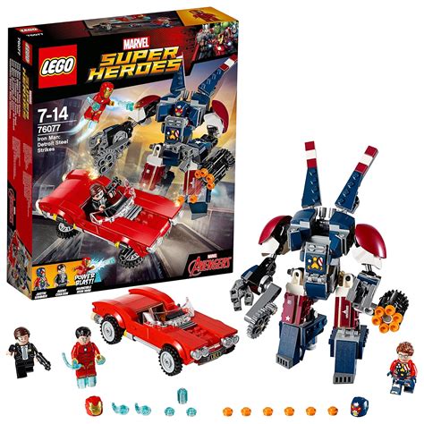 Buy Lego Iron Man Detroit Steel Strikes, Multi Color Online at Low ...