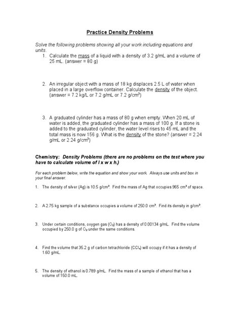 Finding Density Problems Examples 的图像结果