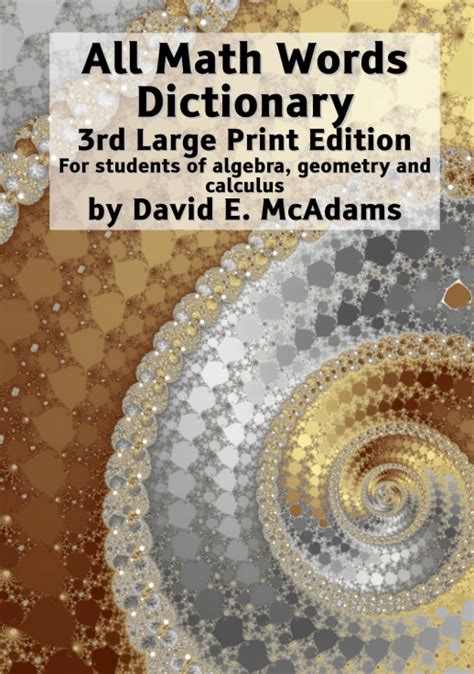 Image result for Math Dictionary