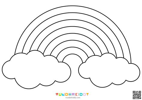 Rainbow Color Printable - Coloring Pages Of Rainbows printable rainbow ...