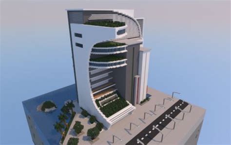 Image result for Futuristic Minecraft School Structure