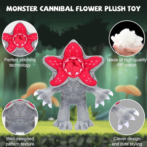 Buy 12 Inch Cartoon Cannibal Flower Stuffed Plush Toy, Cute Anime ...