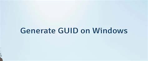 Image result for Clean GUID Windows 1.0