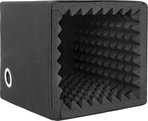 IBVIVIC Boîte d'enregistrement Vocal Portable, Bouclier d'isolation pour Microphone avec Mousse ...