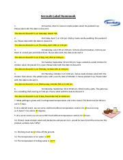 Image result for ServSafe Label Homework Answer Key
