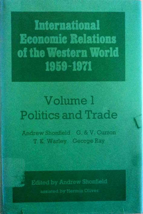 Buy Politics and Trade (v. 1) (R.I.I.A. S.) Book Online at Low Prices ...