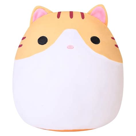 Buy Meera Cat Plush Pillow Kawaii Cat Stuffed Animal Fluffy Cartoon Cat ...