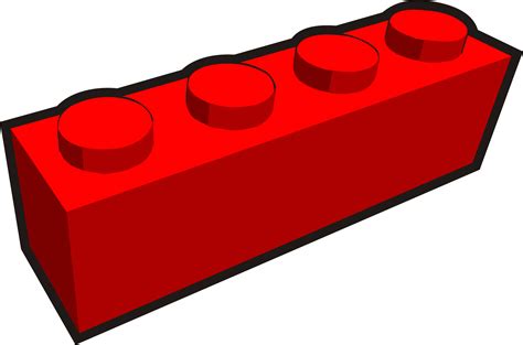 Brick Toy Block Lego Concrete Masonry Unit - Vector Lego Constructor Animado Clipart - Full Size ...