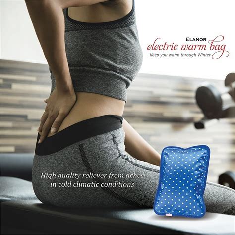 Electric Rechargeable Heating Gel Bottle Pouch Massager For Body Pain ...