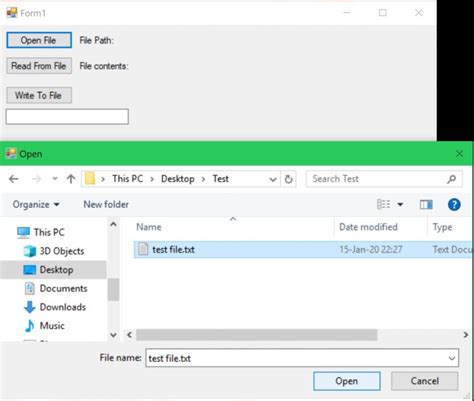 Image result for Open File Dialog