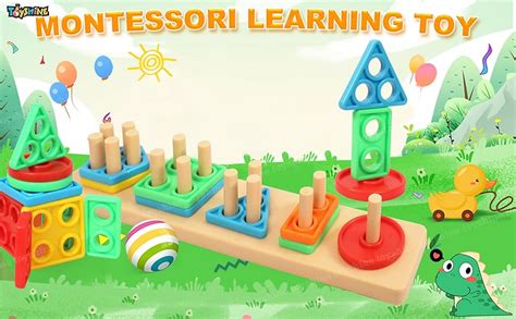 Buy Toyshine Small Angle Geometric Blocks Building Stacker - Kids Shape ...