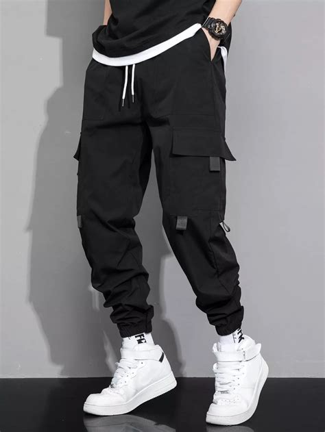 Manfinity Hypemode Men Drawstring Waist Cargo Pants | Cargo pants ...