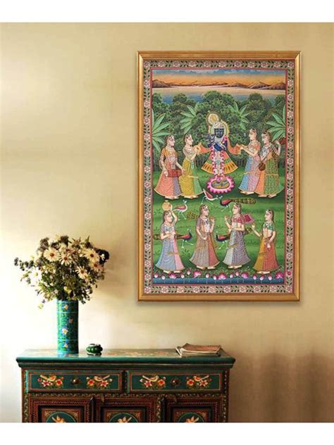 Shrinathji Kamal Talai Pichwai Painting - II