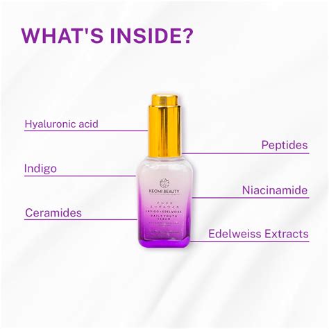 Indigo+Edelweiss Daily Youth Serum – keomi beauty