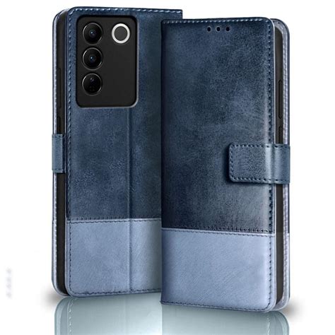 TheGiftKart Flip Back Cover Case for Vivo V27 / V27 PRO 5G | Dual-Color ...