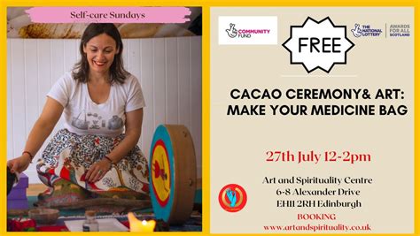 27th July: FREE cacao ceremony and art- Make your medicine bag, 6-8 ...