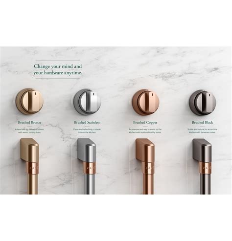 Hardware to match ge cafe series range in brushed bronze – Artofit