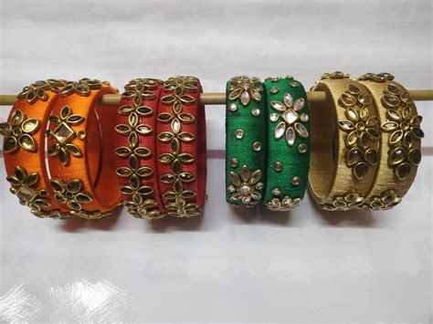 Image result for Thread Bangles Set New