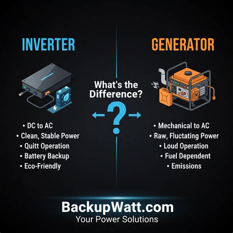 Difference Between A Generator And An Inverter | Explora Madeira