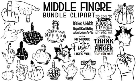 Middle Finger SVG, Middle Finger PNG, Floral Middle Finger Cut File ...