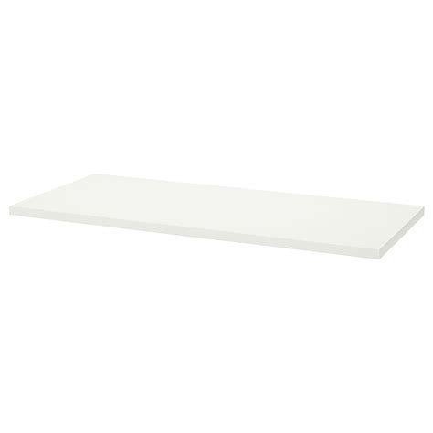 LAGKAPTEN / MITTBACK desk, white/birch, 140x60 cm (551/8x235/8") - IKEA