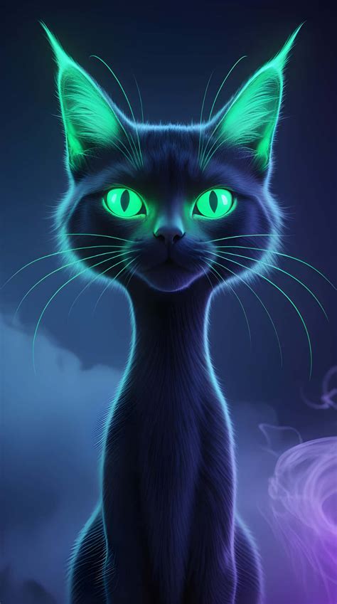 Download A Black Cat Wallpaper | Wallpapers.com