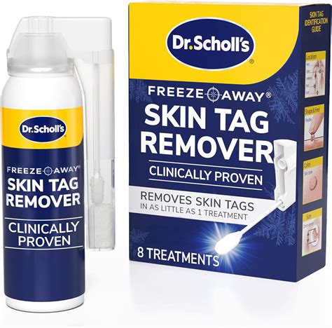 Amazon.com: Dr. Scholl's Freeze Away Skin Tag Remover Kit, 8 ct – Completely removes Skin Tags ...