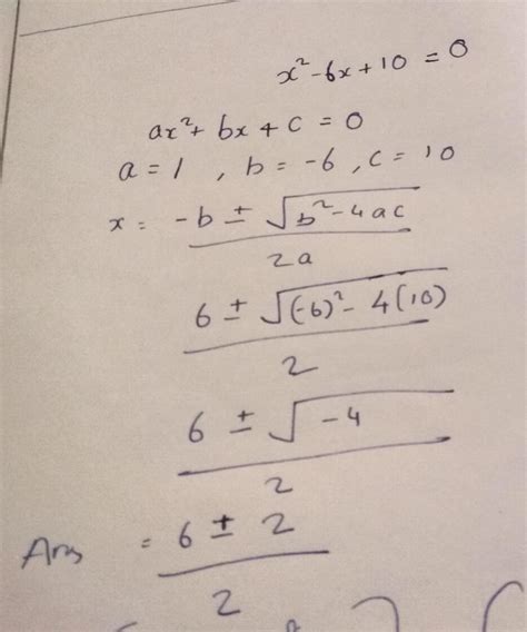 express this x squre -6x + 10 - Brainly.in