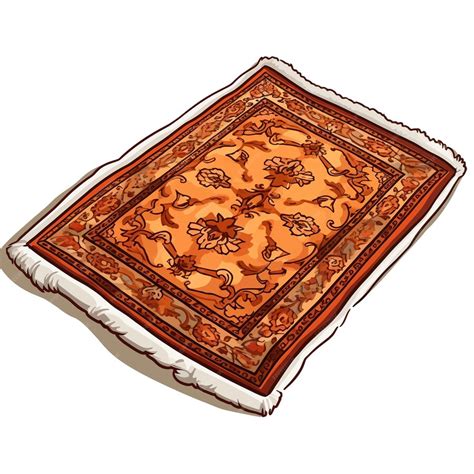 Premium Vector | Hand drawn carpet cartoon vector illustration clipart ...