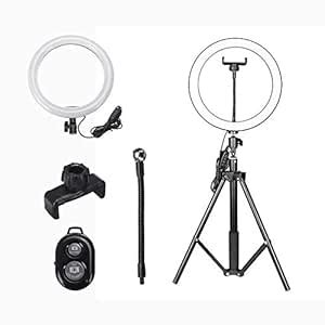 Buy MeeA 10" Ring Light with 82" Extendable Tripod Stand & Flexible ...